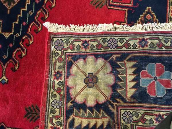 Türkischer Teppich Rot/Blau – Bild 8