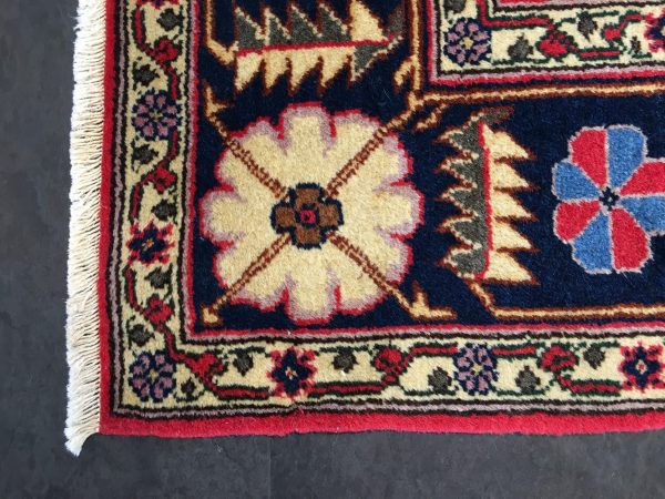 Türkischer Teppich Rot/Blau – Bild 9